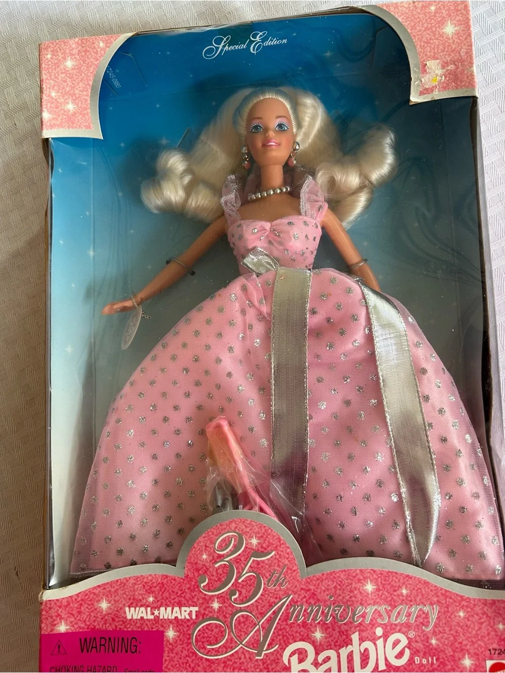 Barbie Special Edition Pink & Silver 35th Anniversary Party Doll